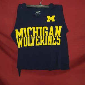 Michigan Wolverines Long Sleeve Shirt - Mens